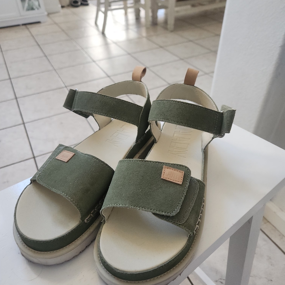 Stylish Olive Green Women's Sandals